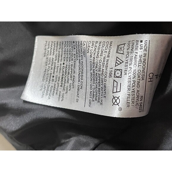 OLD NAVY WARM VEST COLOR GRAY NYLON/POLY PUFFER ZIP UP SIZE S/P/CH EUC - Picture 7 of 10